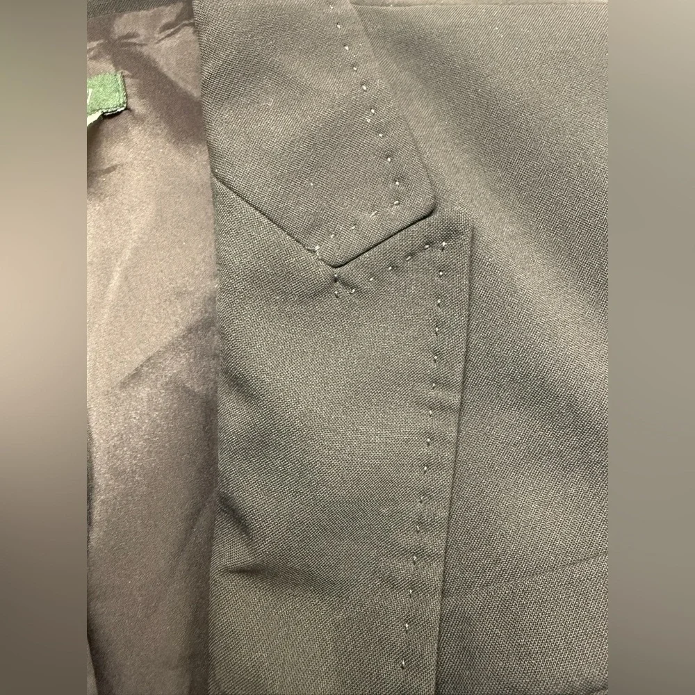 J. Crew Schoolboy Women's Size 2 Black Wool 2 Button Blazer Jacket #71959 Career